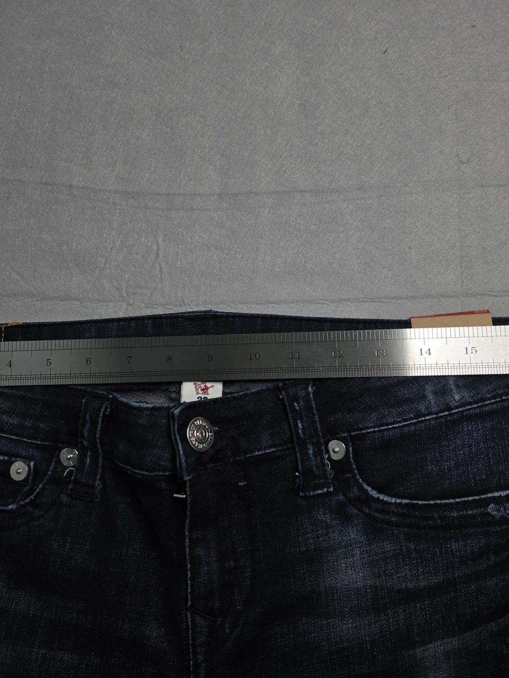 True Religion Men's Dark Indigo Moto Skinny Jeans Size 32 NWT